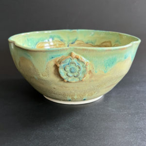 Scalloped Rim Serving Bowl, 6.5"